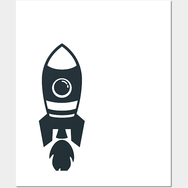 Craft Rocket Wall Art by Usea Studio